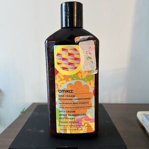 Amika Nice Cream CLEANSING CONDITIONER Sea Buckthorn Berry - 300ml/10.1 oz - NOS